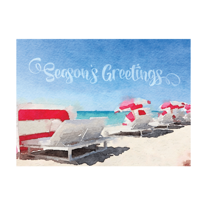 Holiday BUC-XMS4 Notecard