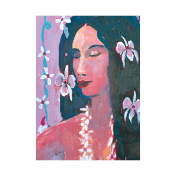 Richard Poole Hawaiian Girl Journal Cover