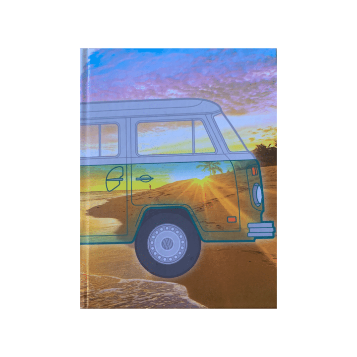 Vintage VW Bus Journal Cover